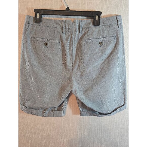 Bonobos Gray Hounds tooth Cotton Mens Shorts 8" Inseam size 34 - Picture 3 of 13